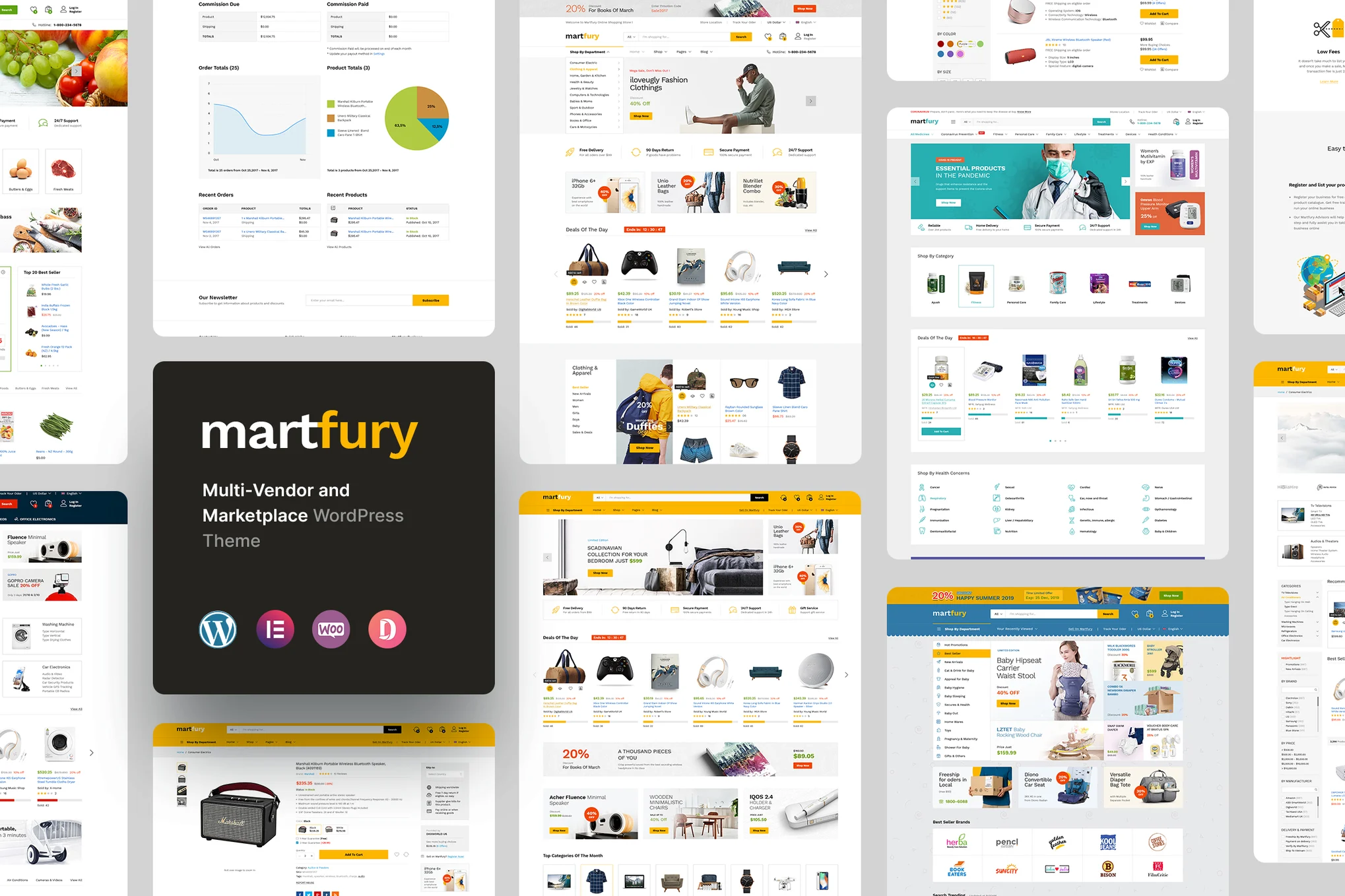 Martfury - 多供应商 WooCommerce 市场 WordPress 主题